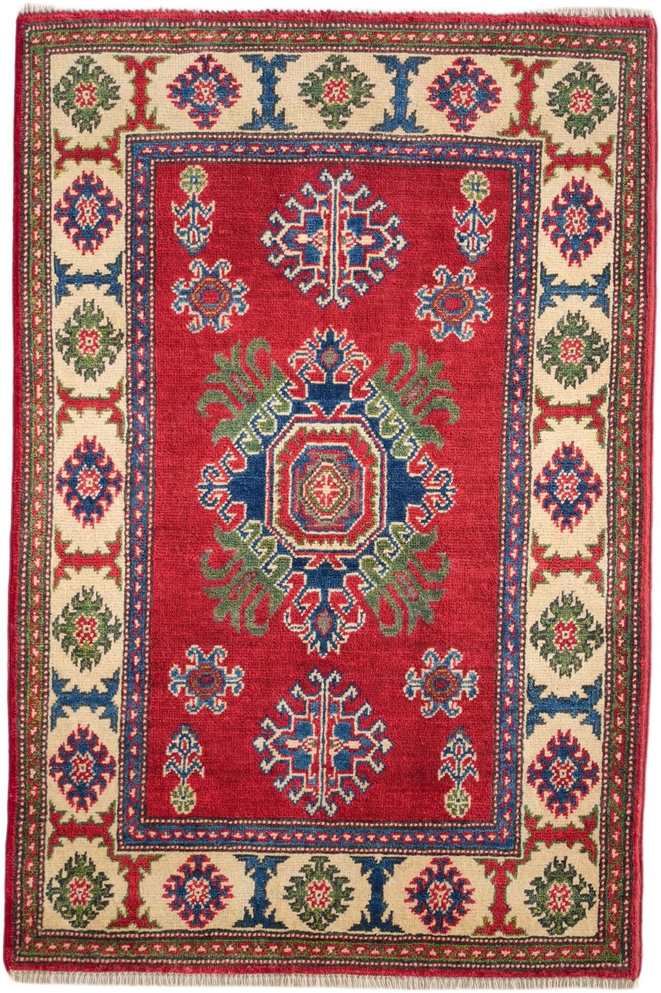 2' 9 x 4' 1 Hand Knotted Kazak Rug