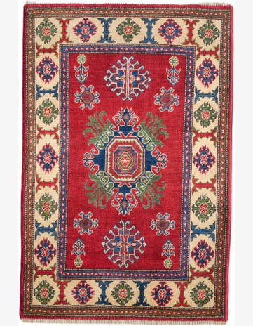 2' 9 x 4' 1 Hand Knotted Kazak Rug