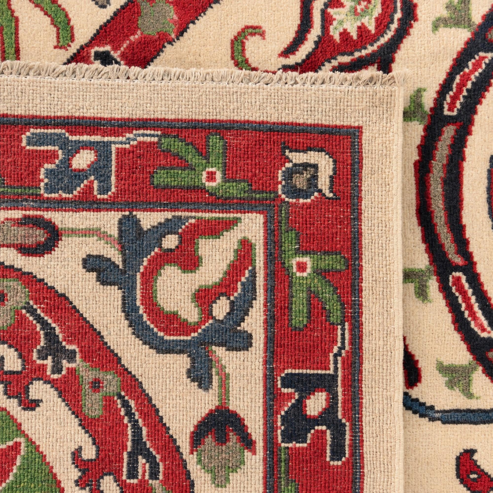 6' 10 x 9' 9 Hand Knotted Kazak Rug