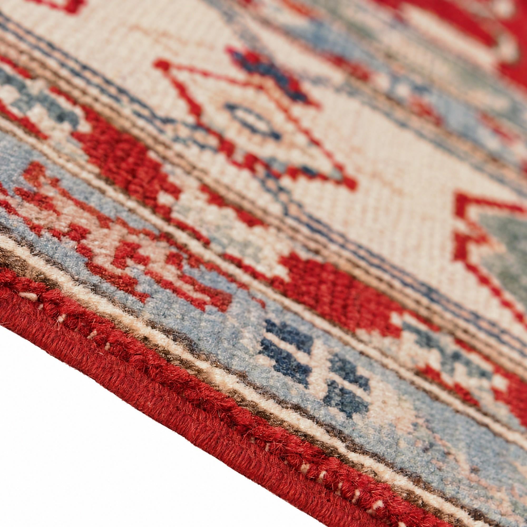 155cm x 210cm Handgeknüpft Kazak Teppich