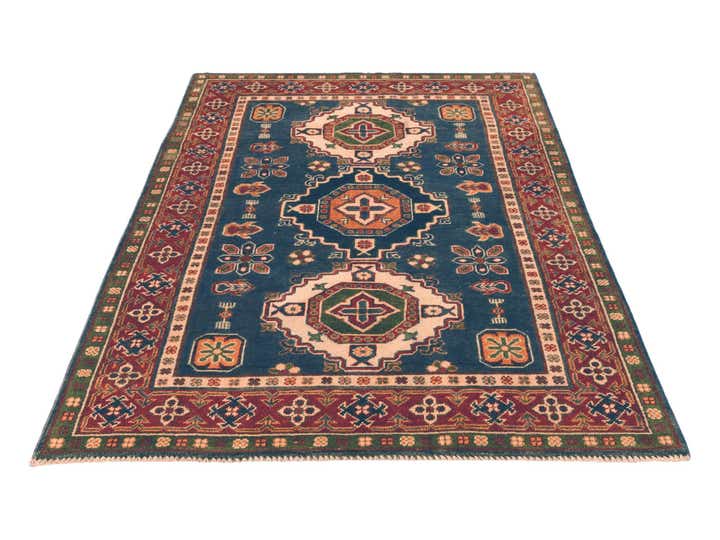 125cm x 175cm Handgeknüpft Kazak Teppich
