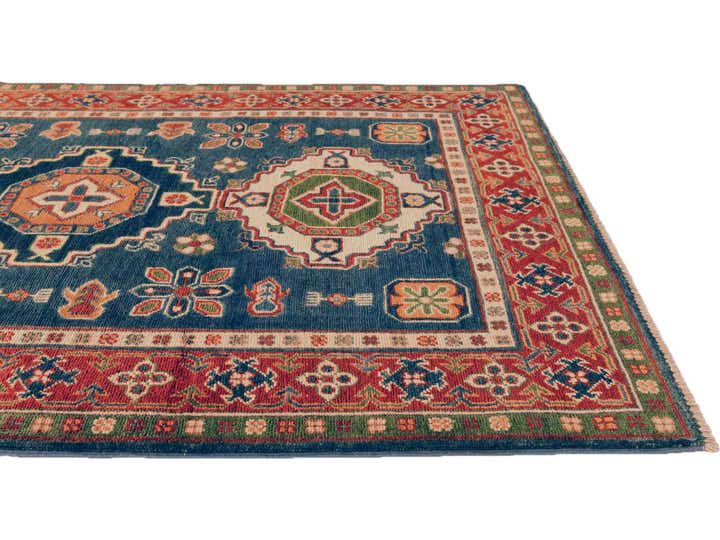 125cm x 175cm Handgeknüpft Kazak Teppich