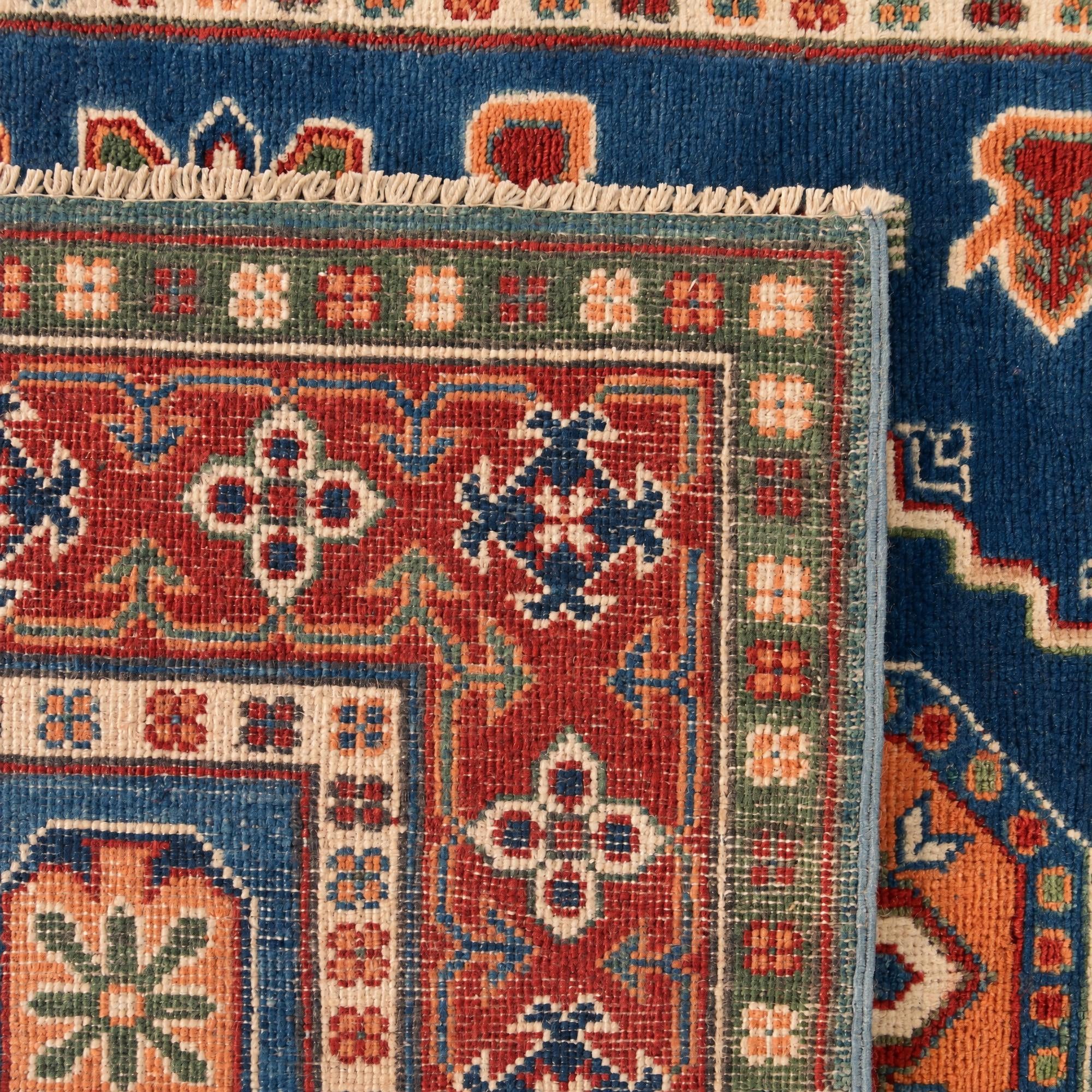 125cm x 175cm Hand Knotted Kazak Rug