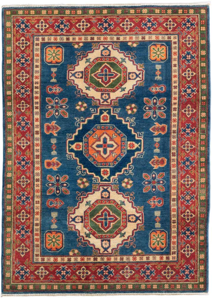 125cm x 175cm Handgeknüpft Kazak Teppich