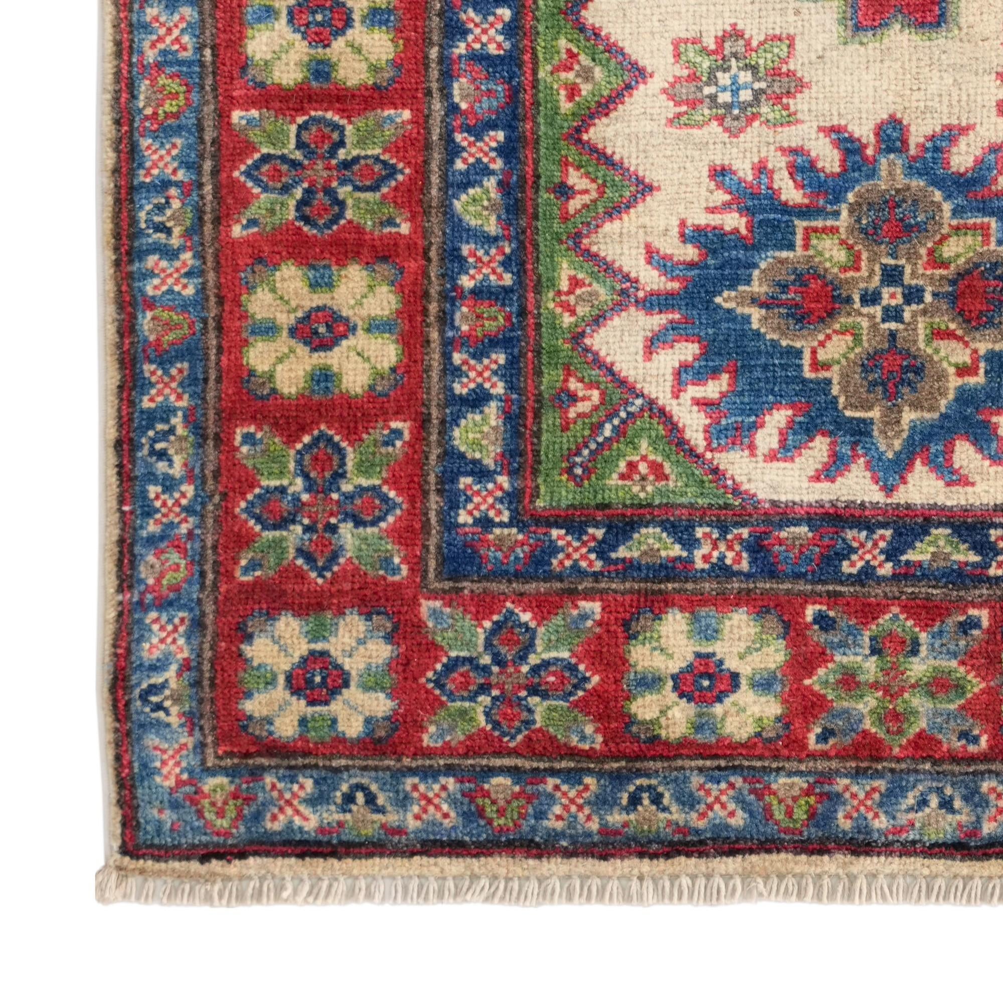 85cm x 115cm Handgeknüpft Kazak Teppich