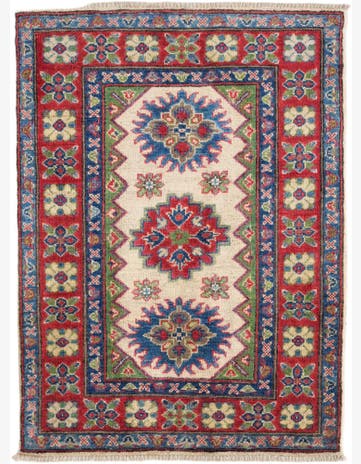 2' 9 x 3' 9 Hand Knotted Kazak Rug