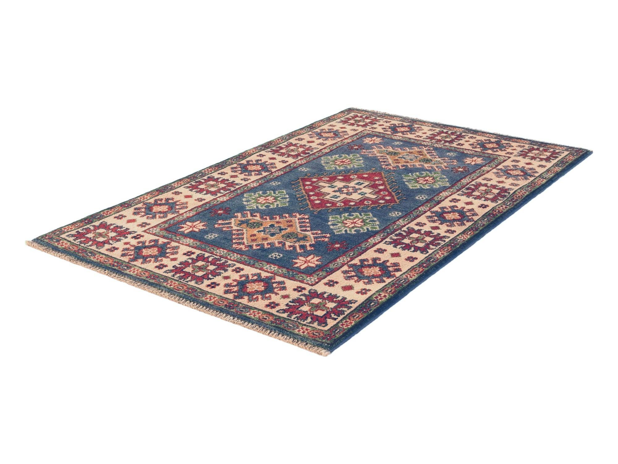 2' 9 x 4' 3 Hand Knotted Kazak Rug