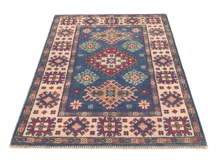 2' 9 x 4' 3 Hand Knotted Kazak Rug