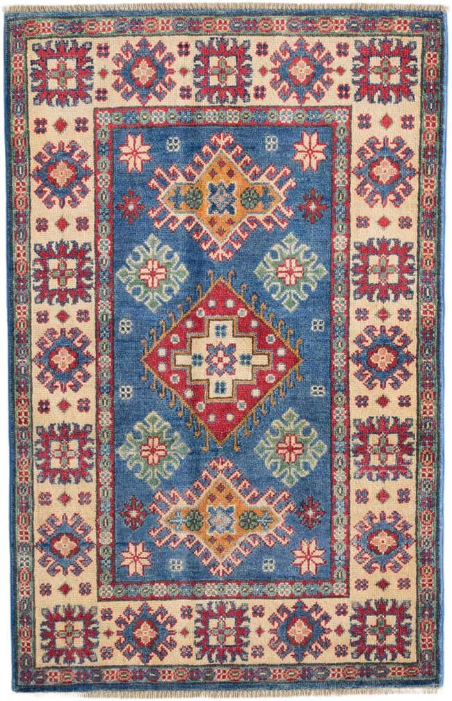 2' 9 x 4' 3 Hand Knotted Kazak Rug