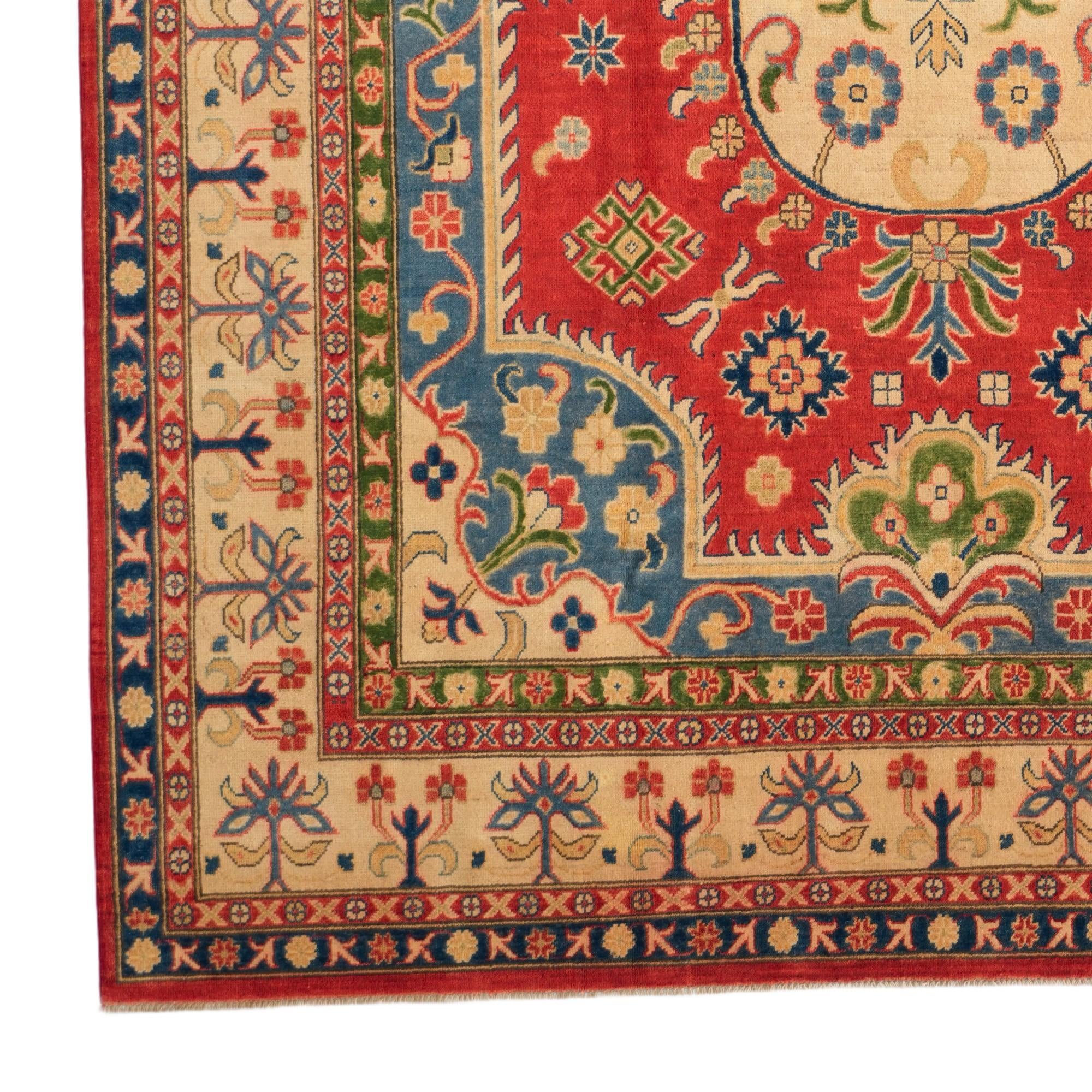 7' 10 x 10' 3 Hand Knotted Kazak Rug
