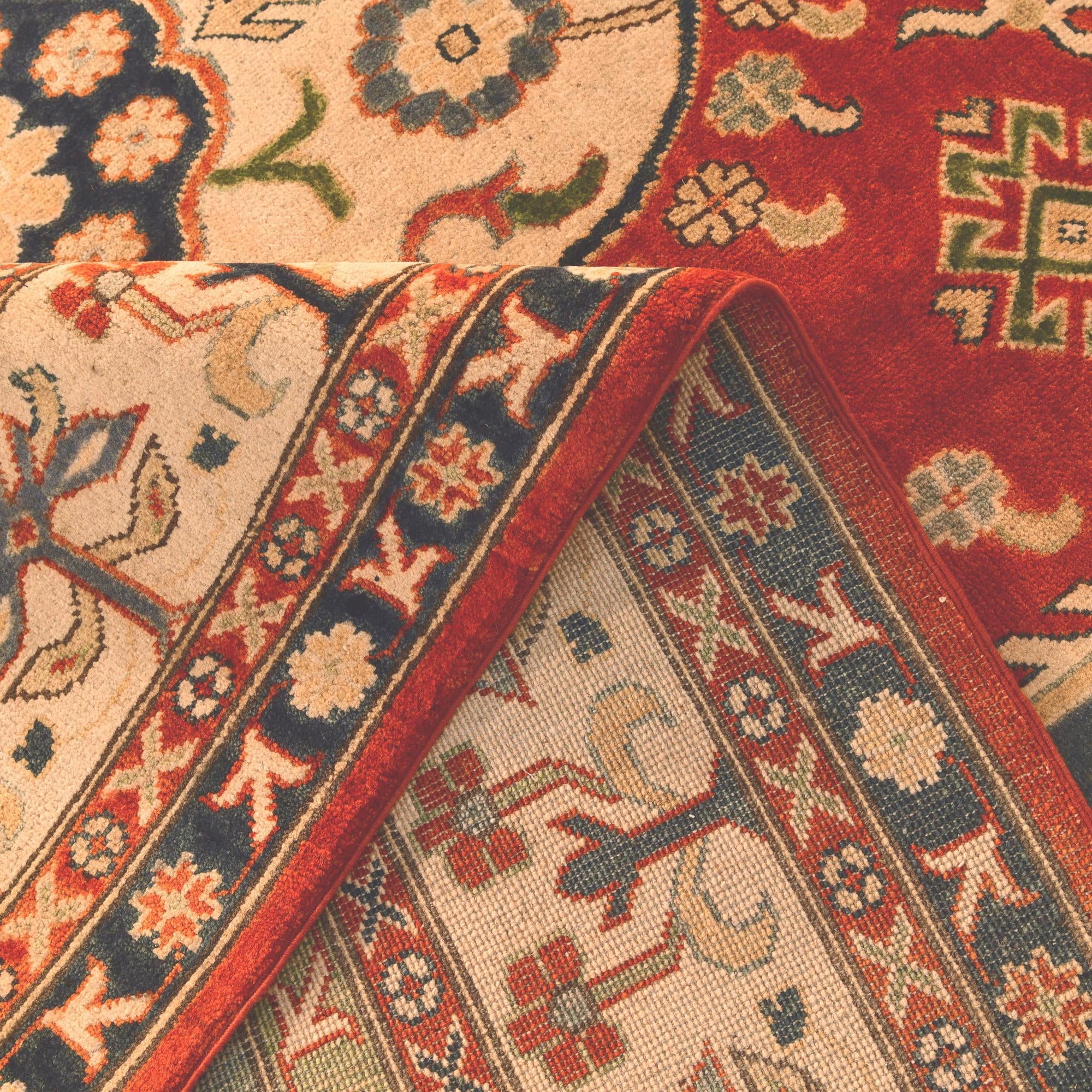 7' 10 x 10' 3 Hand Knotted Kazak Rug