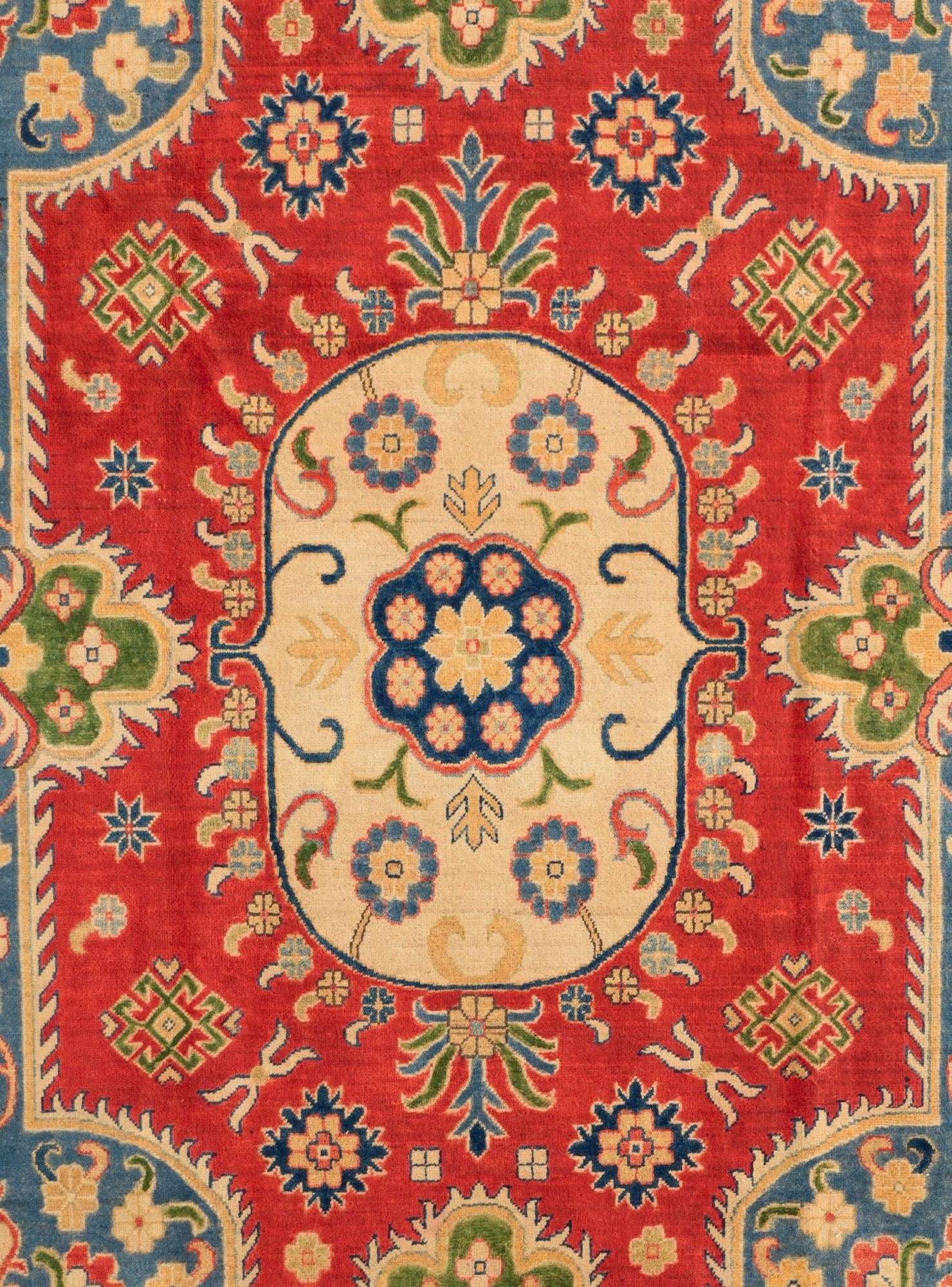 7' 10 x 10' 3 Hand Knotted Kazak Rug
