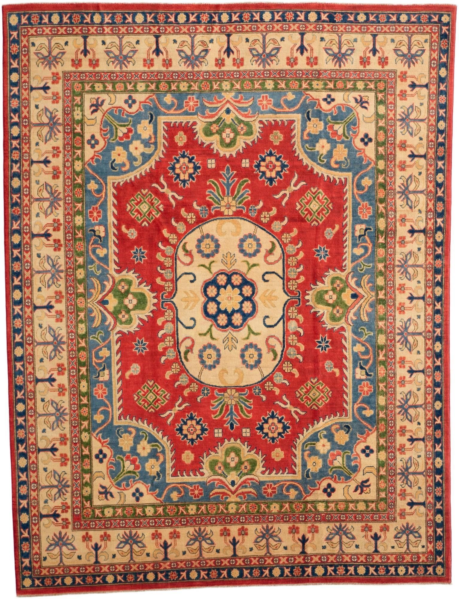 7' 10 x 10' 3 Hand Knotted Kazak Rug
