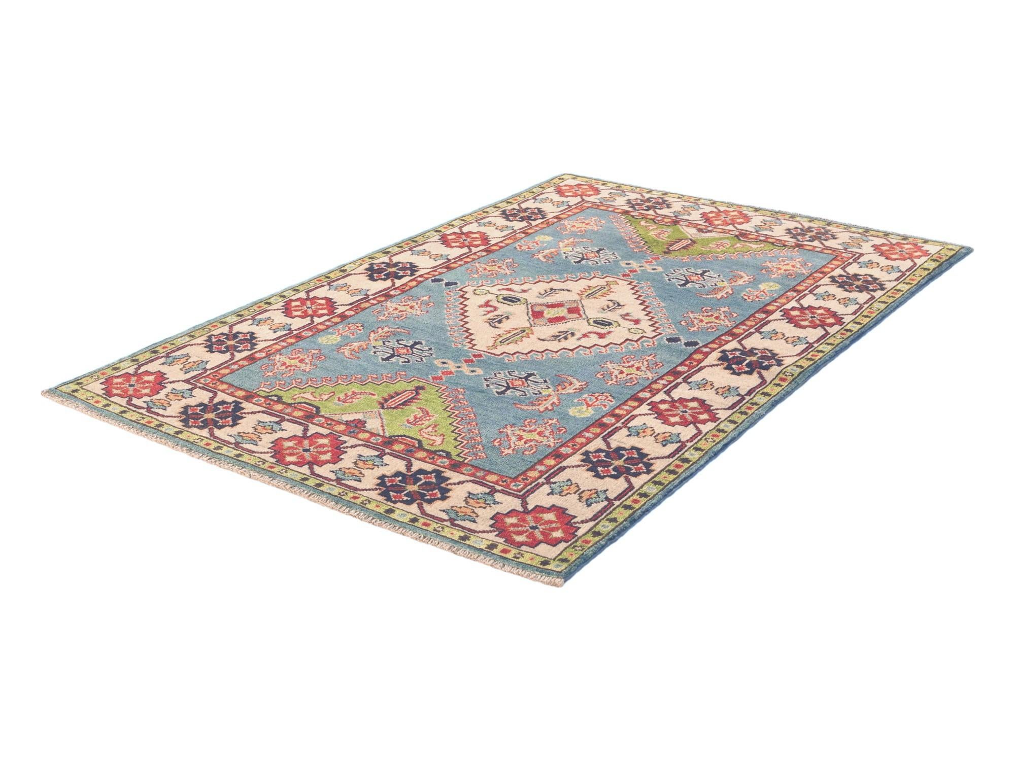 3' 4 x 5' Hand Knotted Kazak Rug