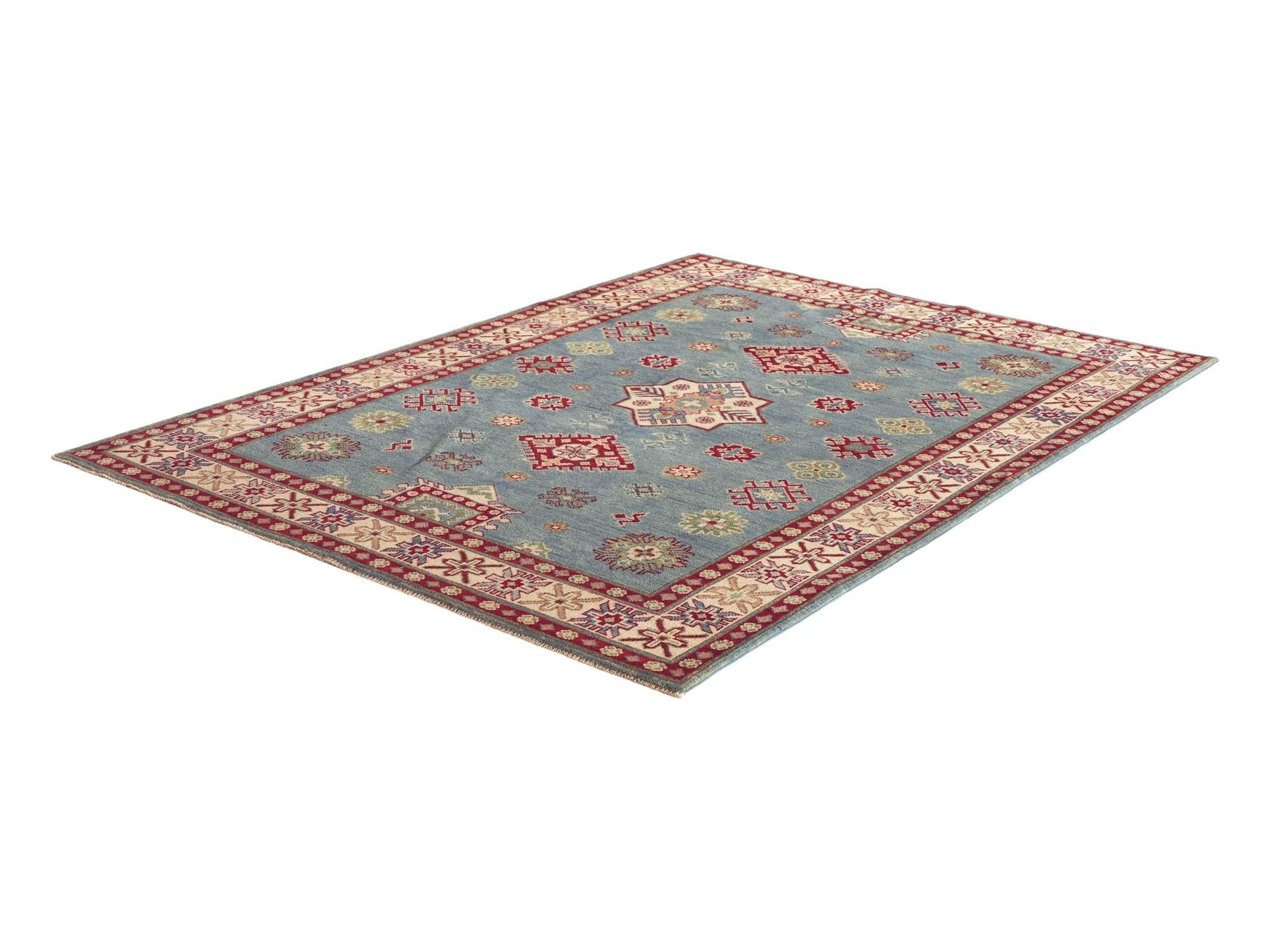 Detail image 4 of 12: 5' 1 x 6' 10 Hand Knotted Kazak Rug