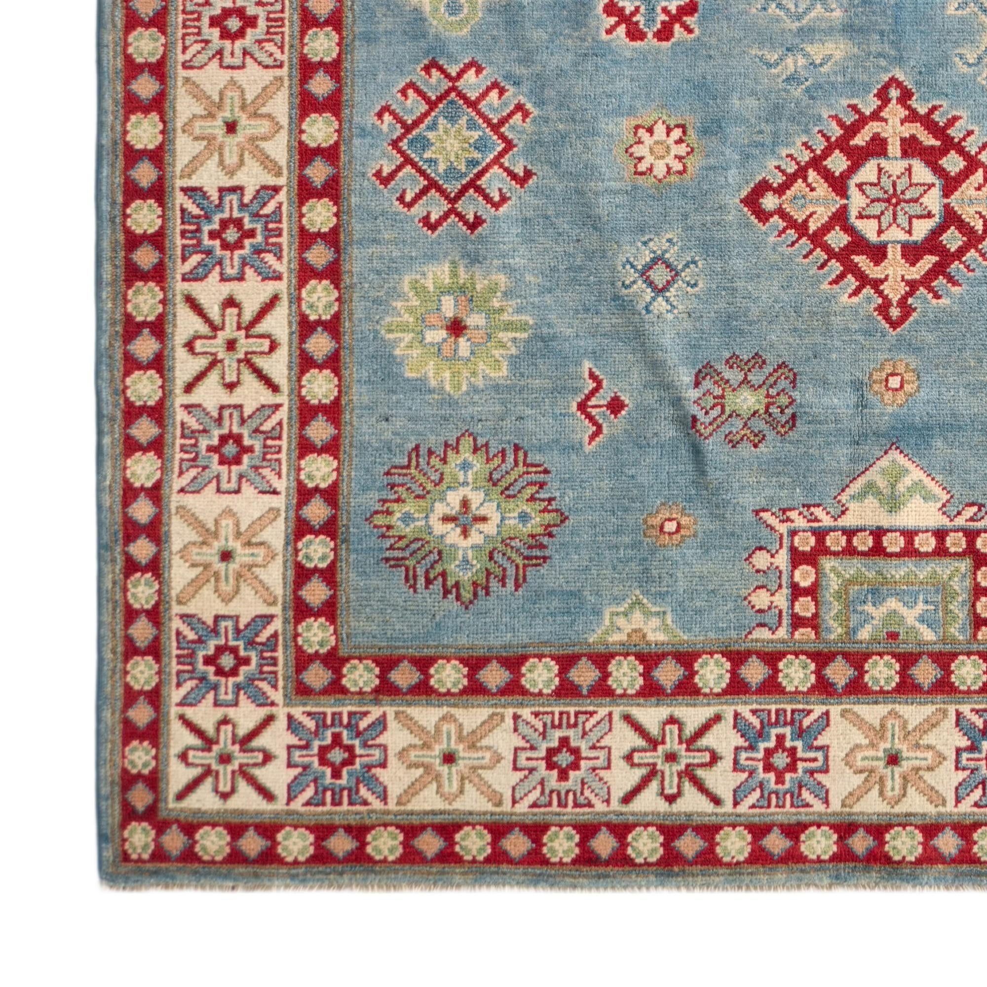 Detail image 7 of 12: 5' 1 x 6' 10 Hand Knotted Kazak Rug