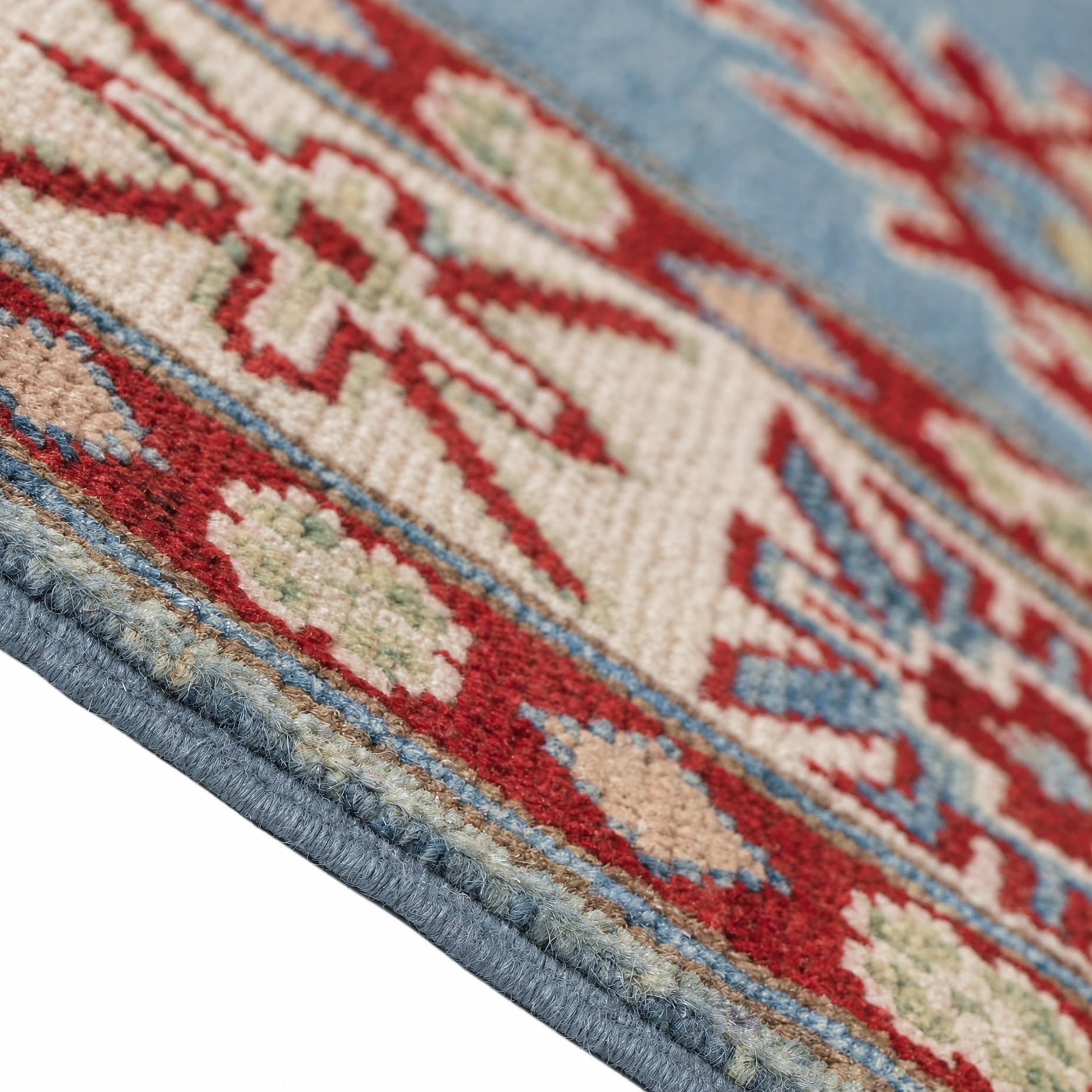 Detail image 8 of 12: 5' 1 x 6' 10 Hand Knotted Kazak Rug
