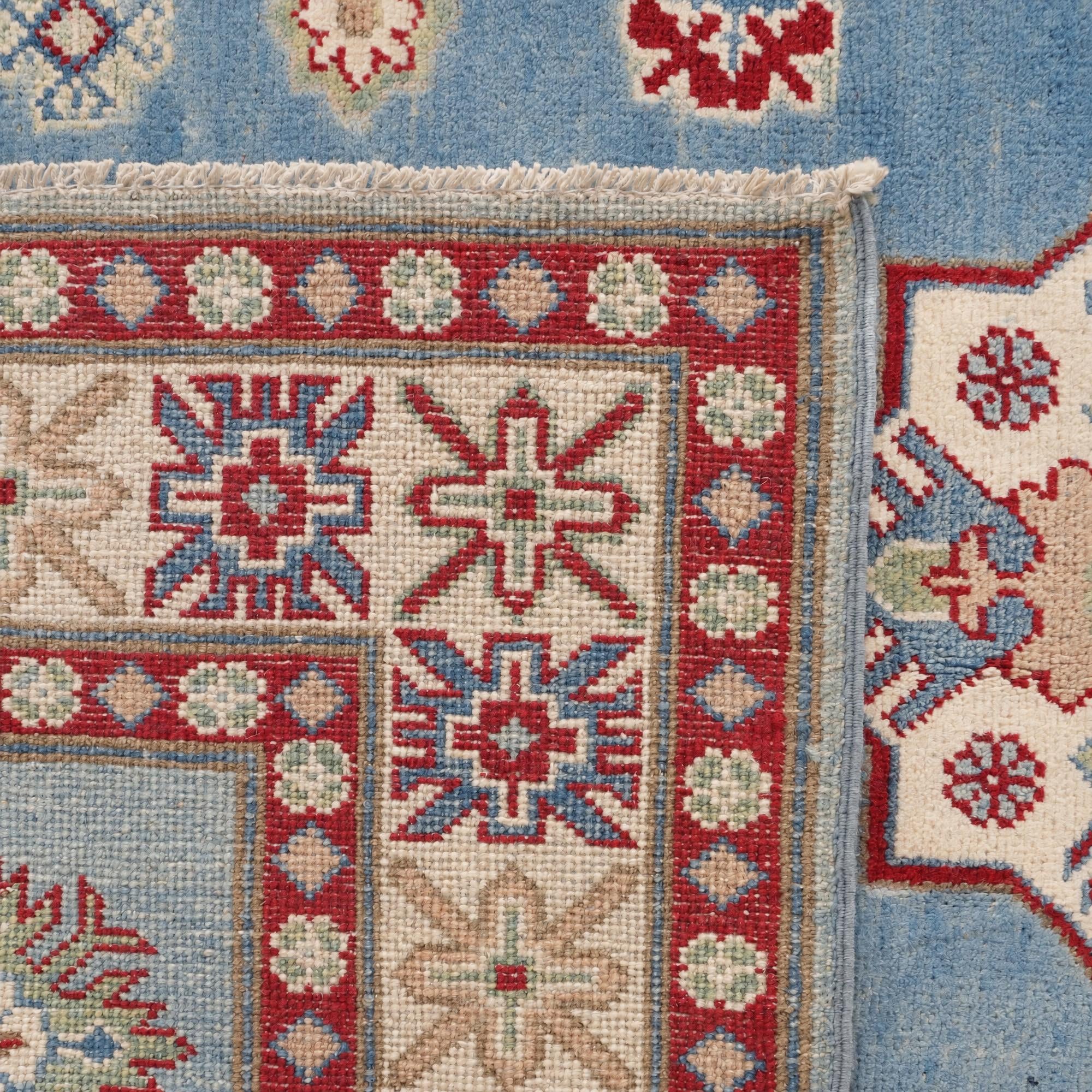 Detail image 12 of 12: 5' 1 x 6' 10 Hand Knotted Kazak Rug