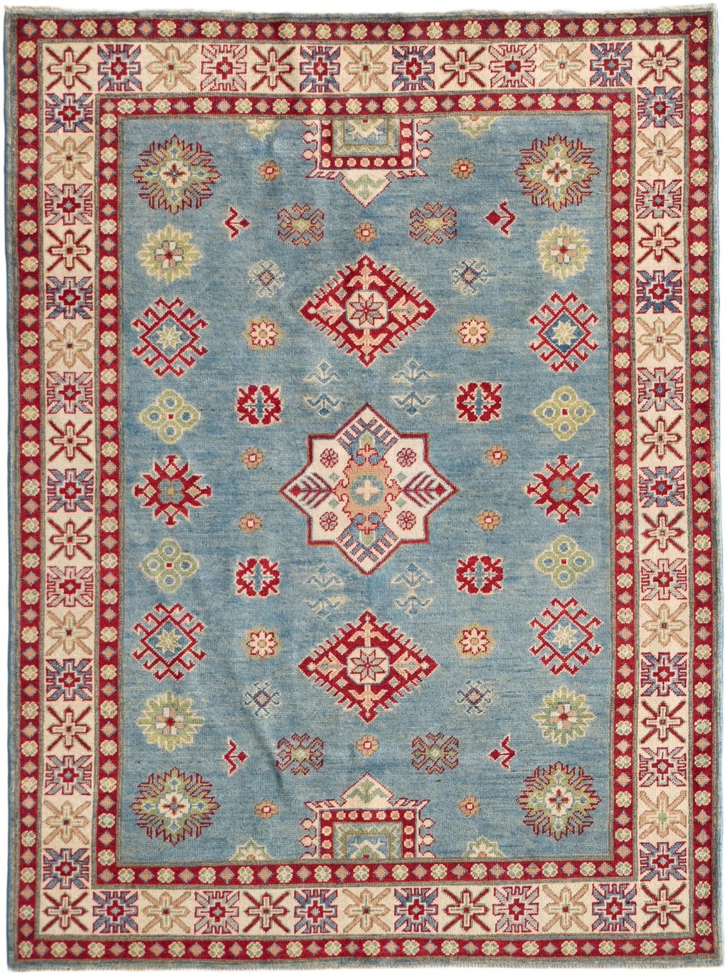 Detail image 2 of 12: 5' 1 x 6' 10 Hand Knotted Kazak Rug