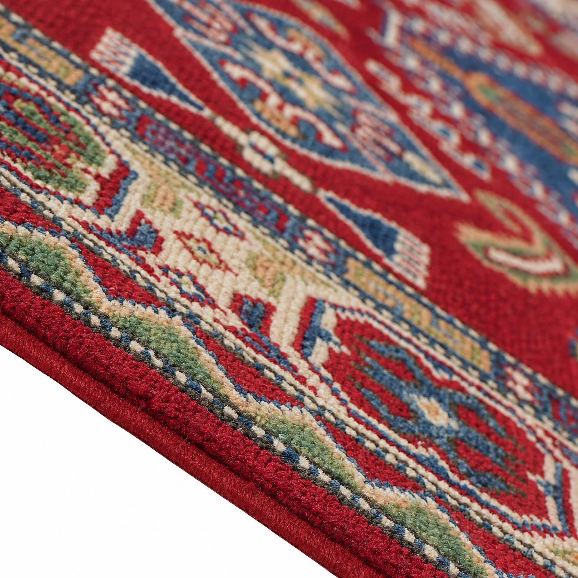 120cm x 185cm Hand Knotted Kazak Rug