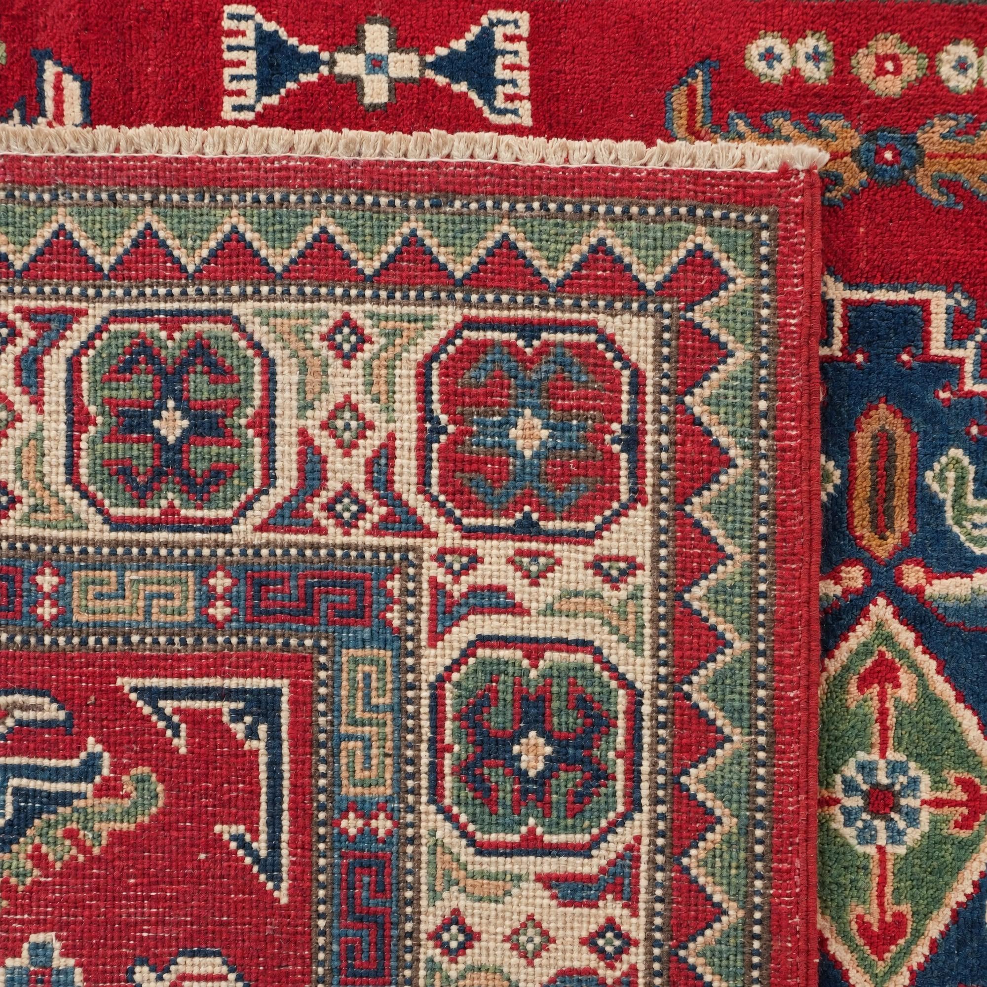 120cm x 185cm Hand Knotted Kazak Rug
