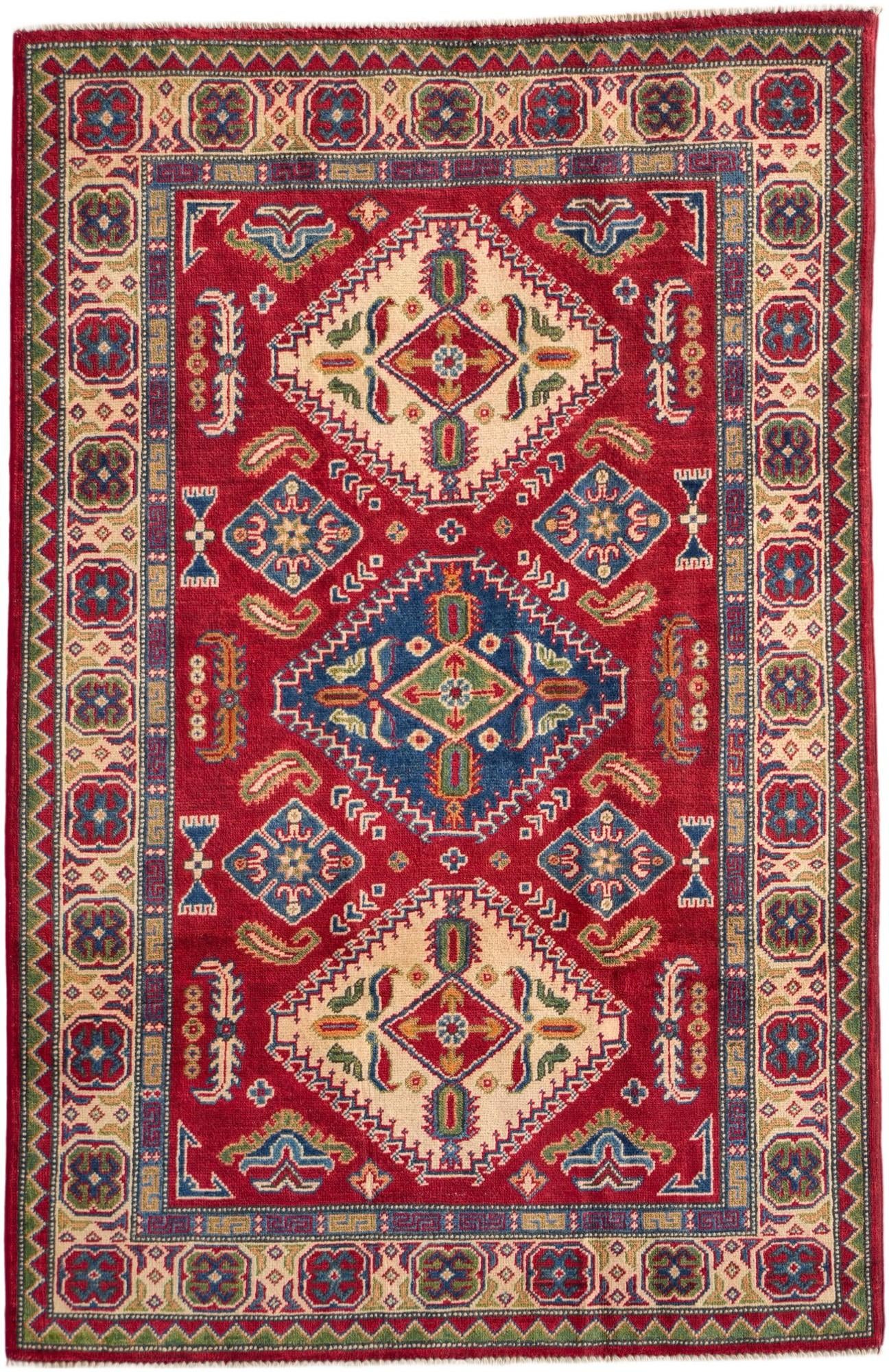 120cm x 185cm Hand Knotted Kazak Rug
