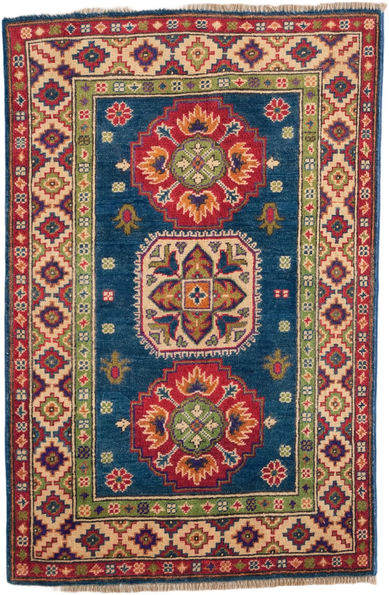 2' 9 x 4' 2 Hand Knotted Kazak Rug