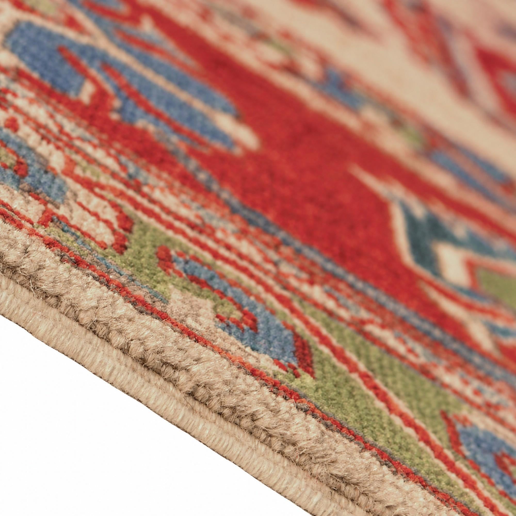245cm x 300cm Hand Knotted Kazak Rug