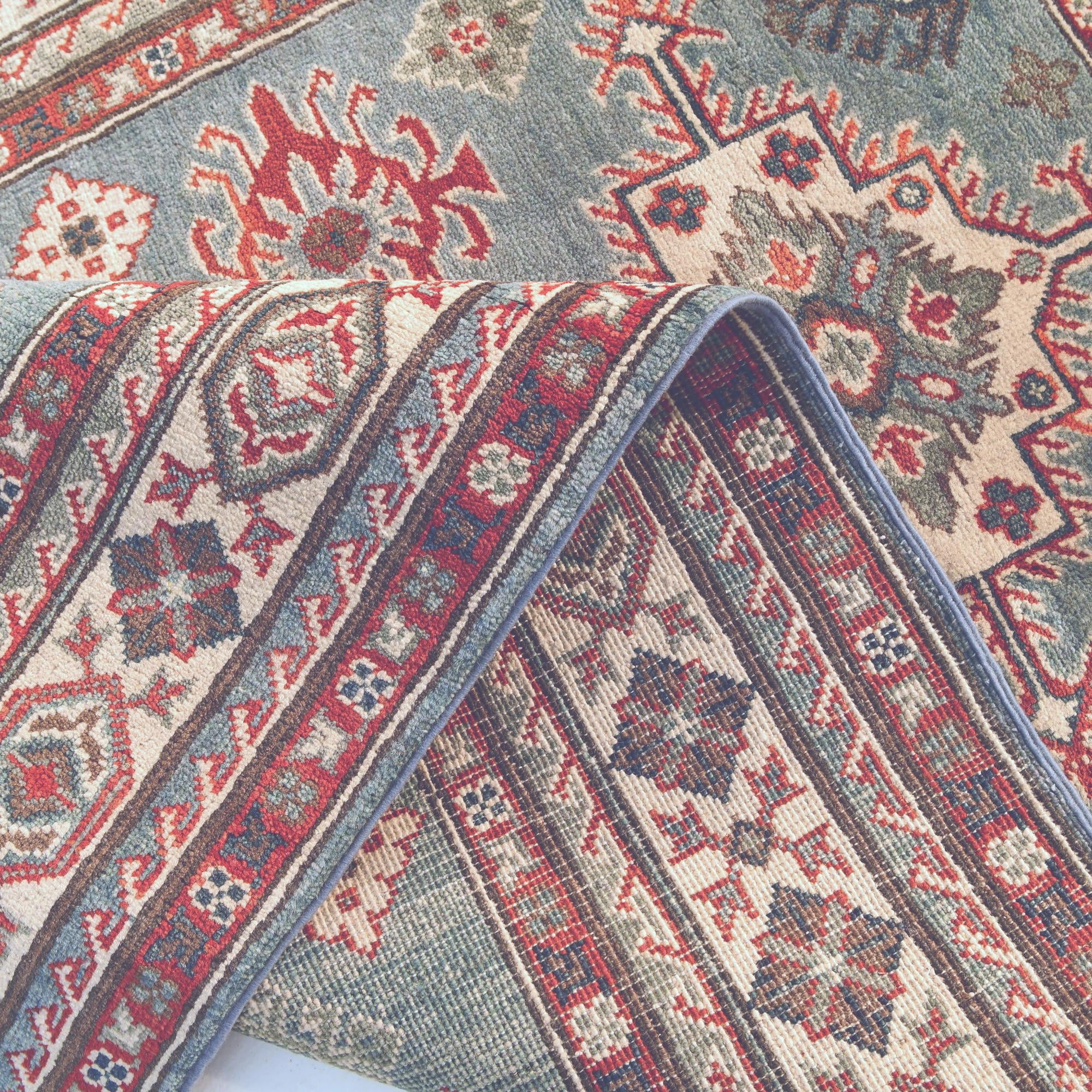 4' x 6' Hand Knotted Kazak Rug