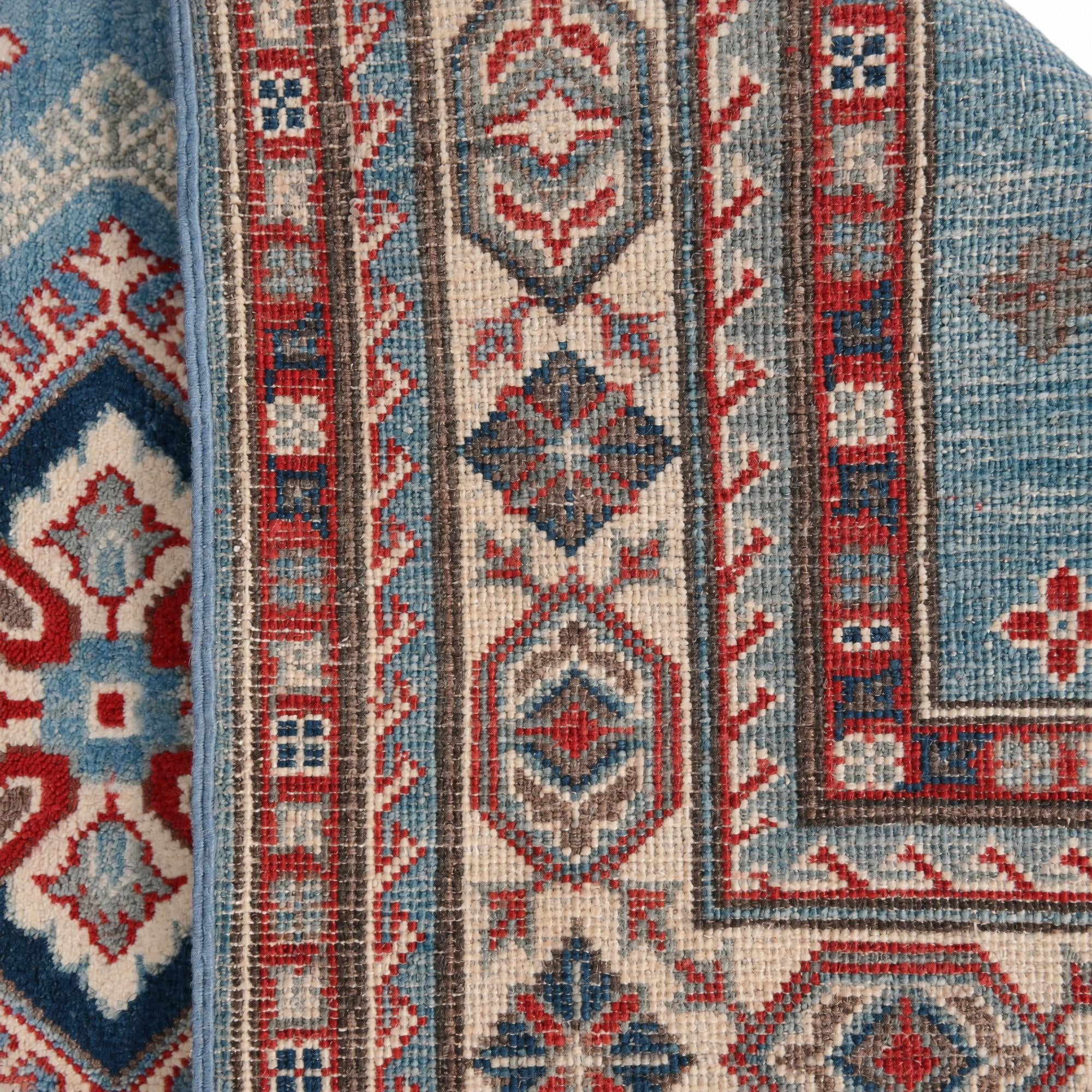 4' x 6' Hand Knotted Kazak Rug