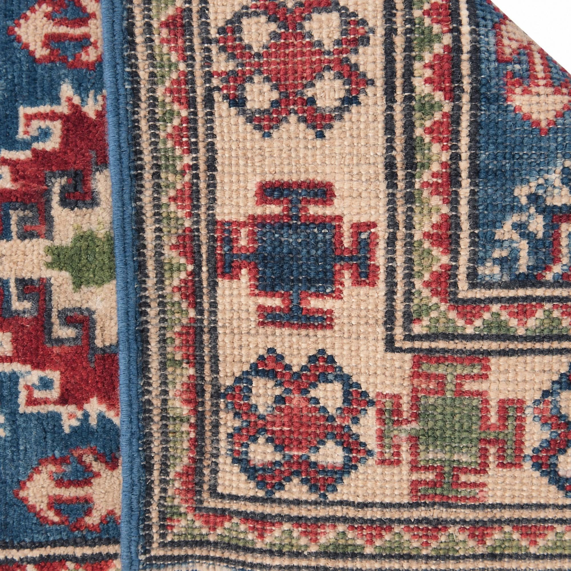 Detail image 12 of 12: 1' 9 x 2' 11 Hand Knotted Kazak Rug