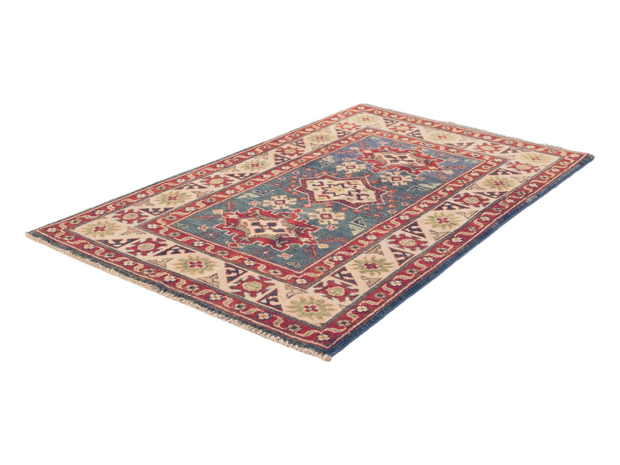 2' 7 x 4' 1 Hand Knotted Kazak Rug