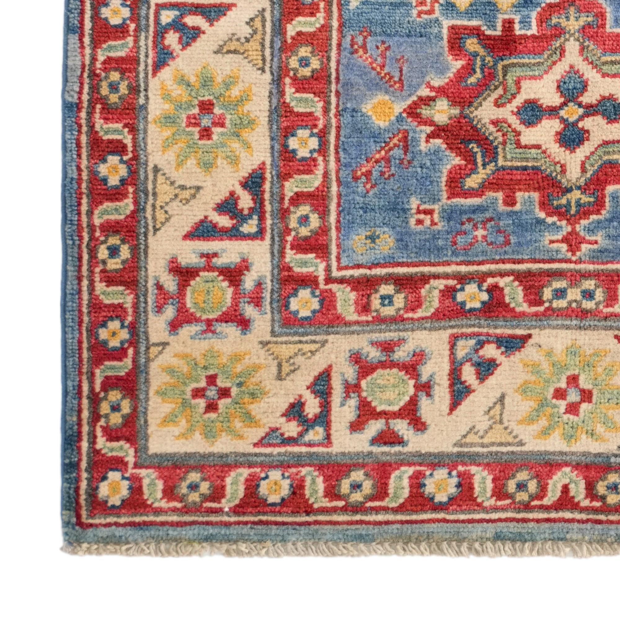 2' 7 x 4' 1 Hand Knotted Kazak Rug