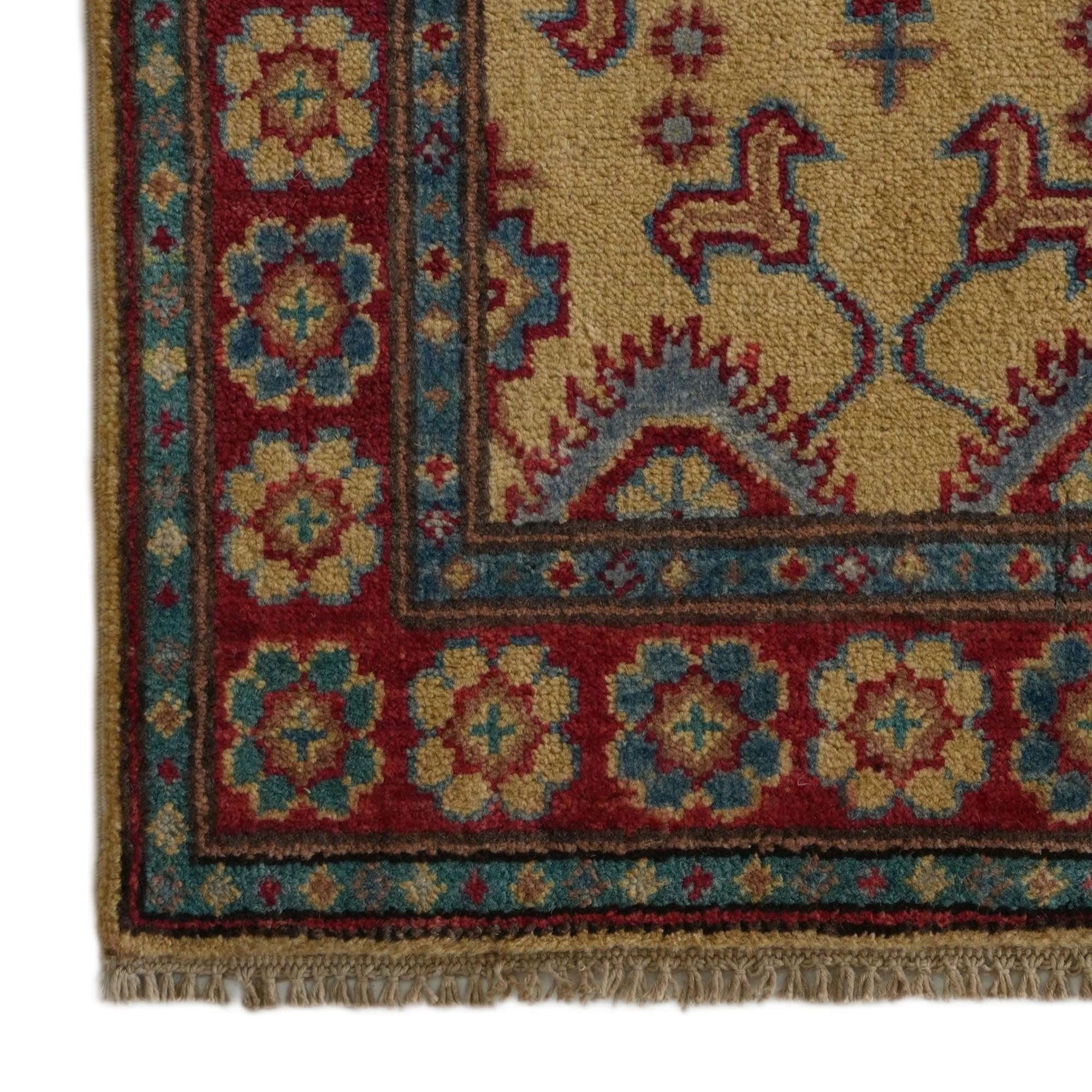 60cm x 95cm Hand Knotted Kazak Rug