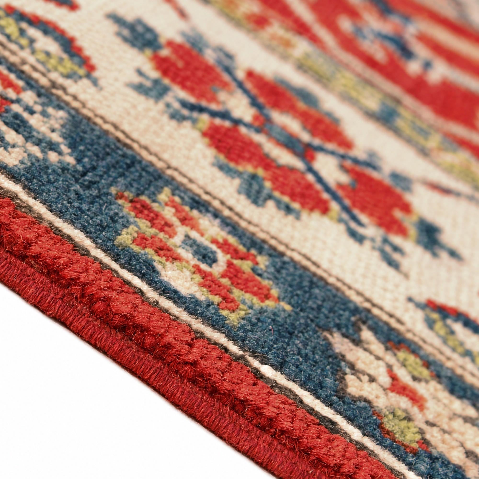 5' x 6' 11 Hand Knotted Kazak Rug