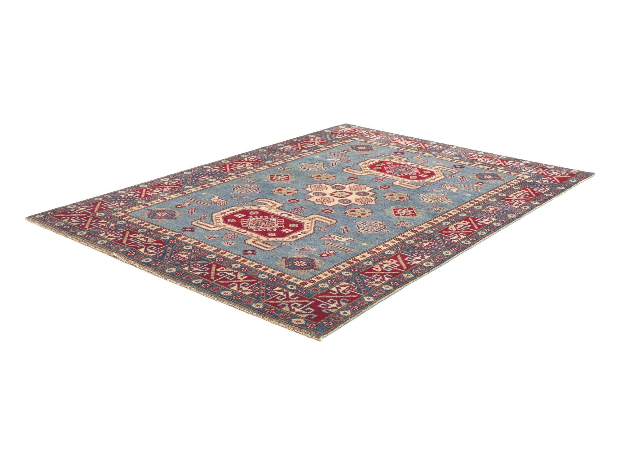 Detail image 4 of 12: 5' 1 x 6' 9 Hand Knotted Kazak Rug