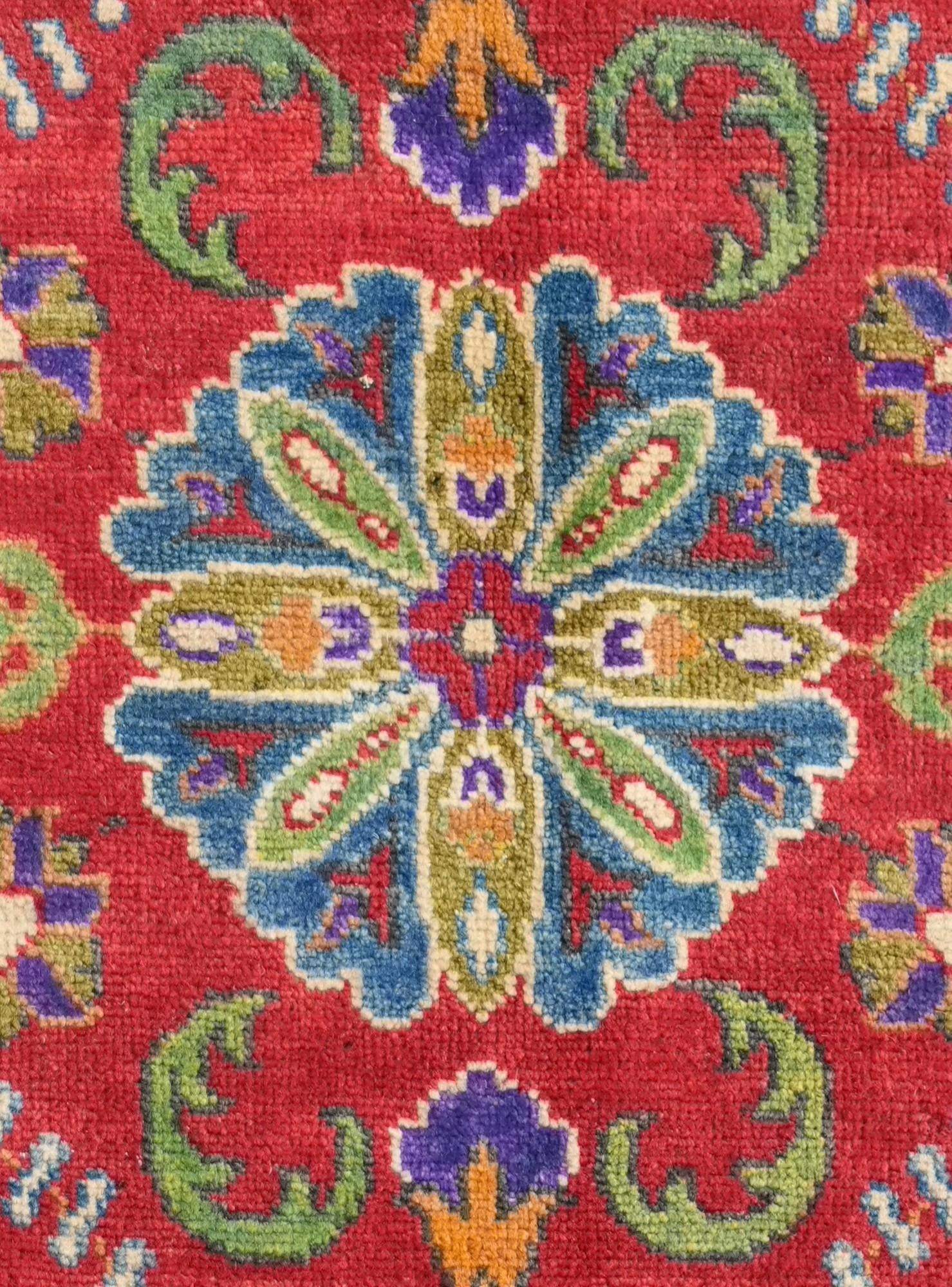 2' 7 x 4' Hand Knotted Kazak Rug