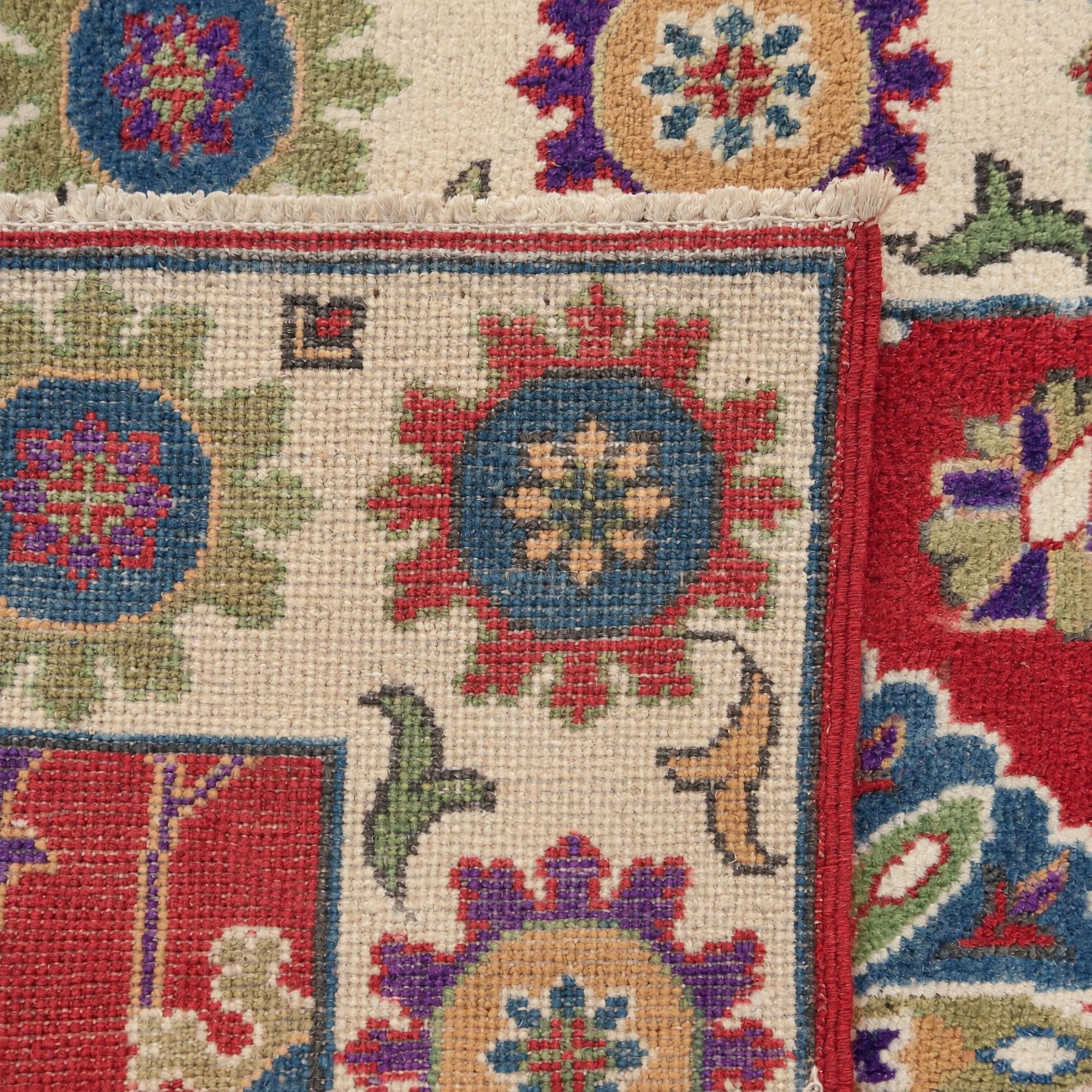 80cm x 120cm Hand Knotted Kazak Rug