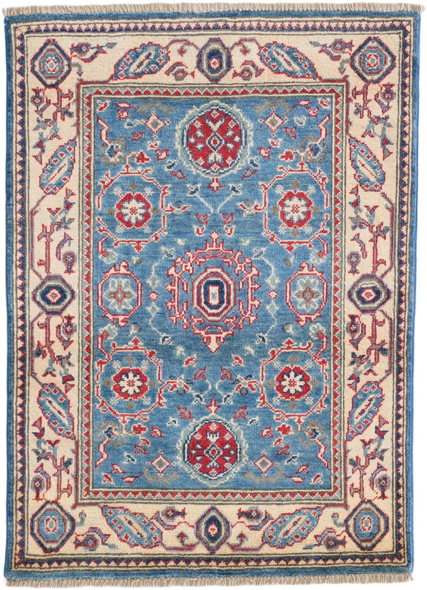 2' 10 x 3' 11 Hand Knotted Kazak Rug
