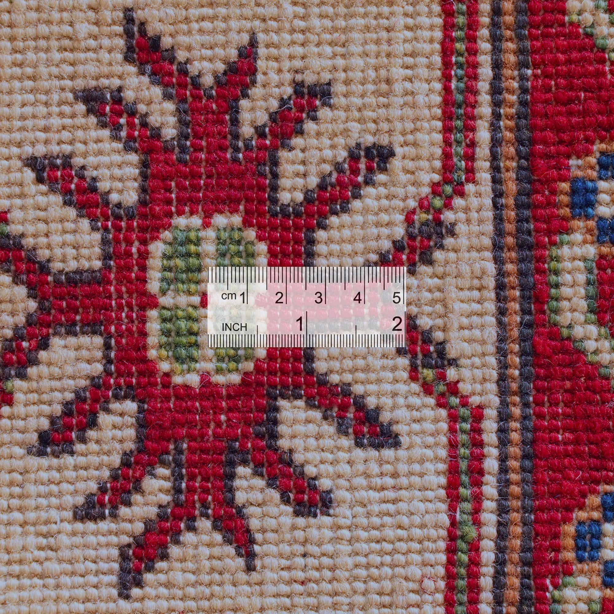 Detail image 9 of 10: 6' 3 x 9' 2 Hand Knotted Kazak Rug