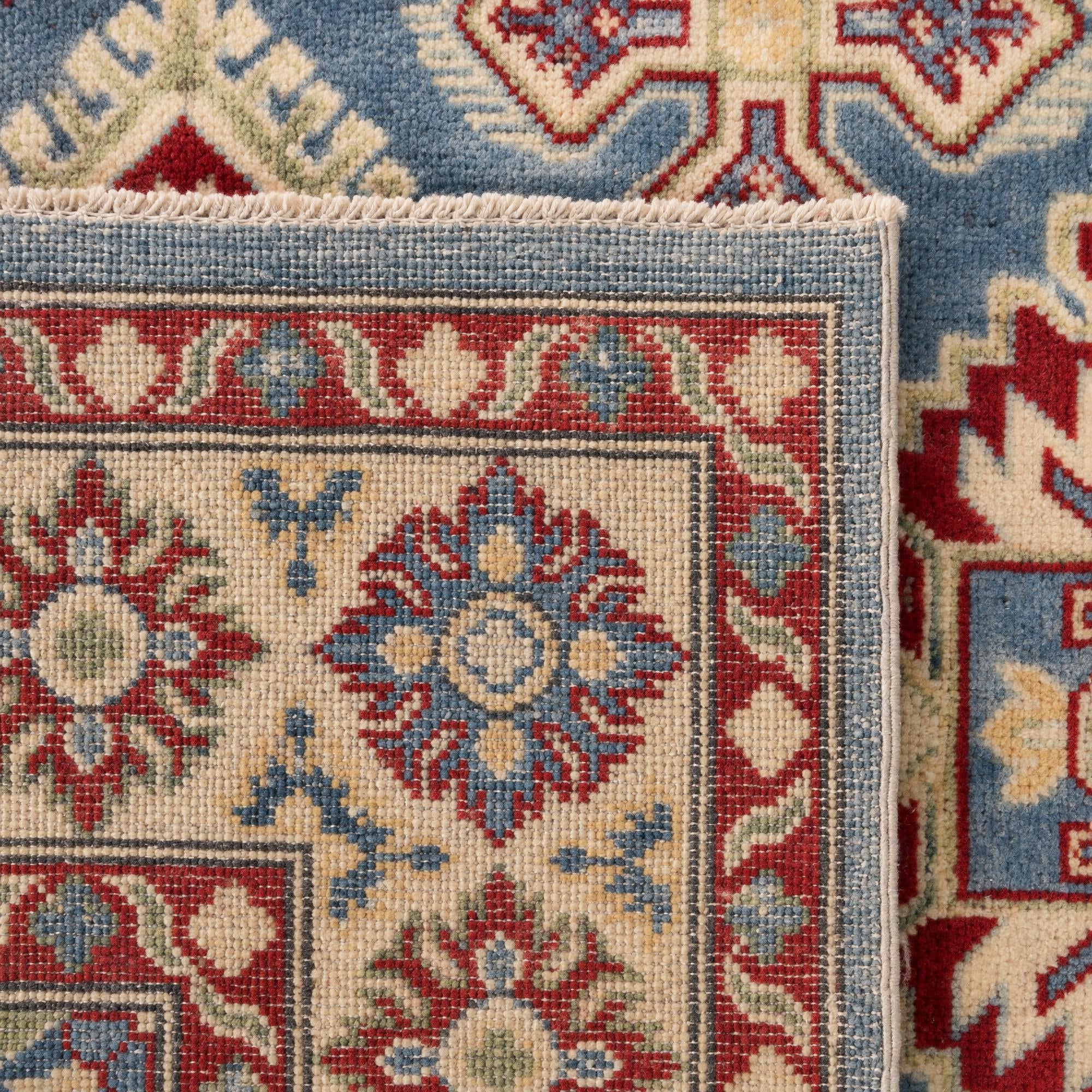 155cm x 215cm Handgeknüpft Kazak Teppich