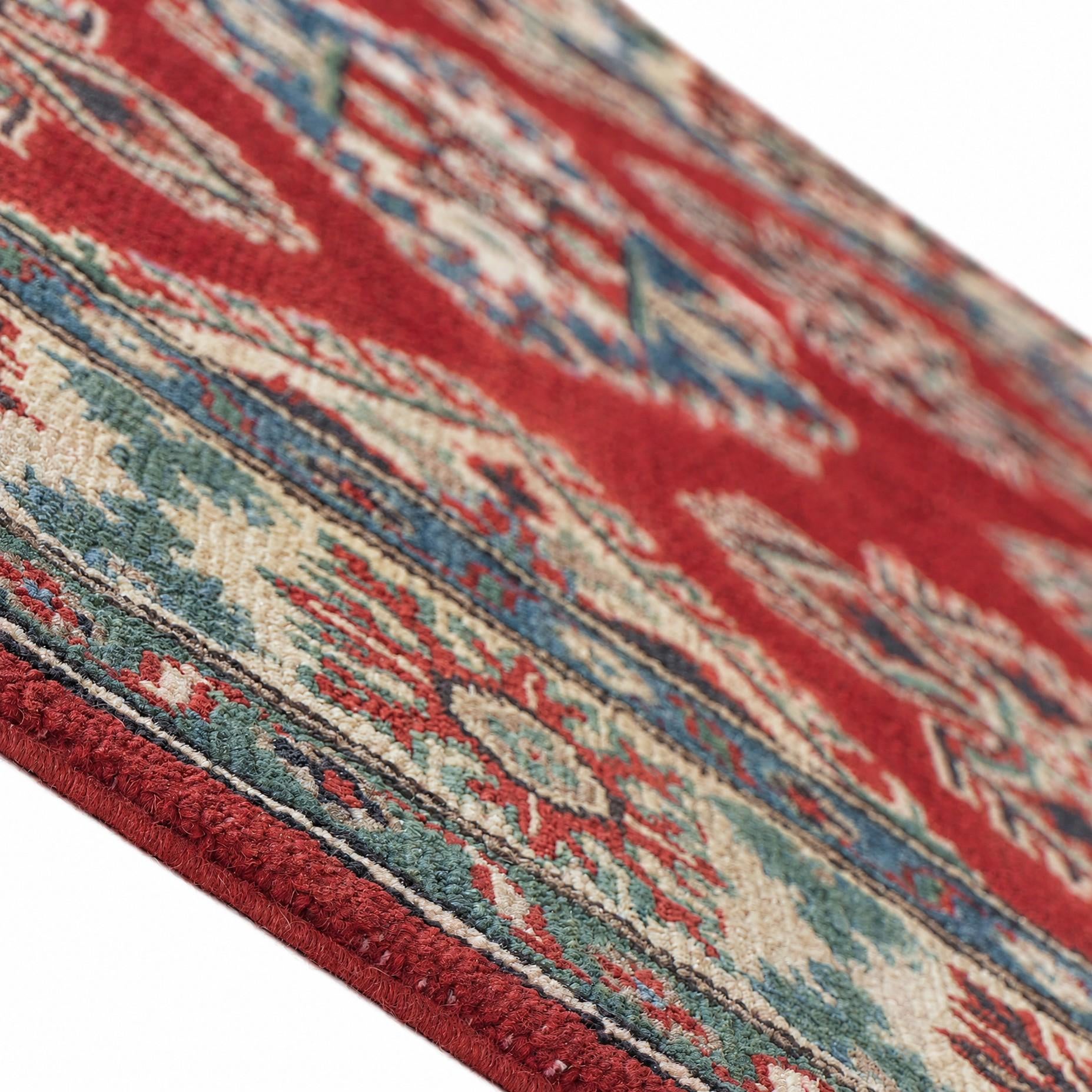 Detail image 8 of 12: 4' x 6' 2 Hand Knotted Kazak Rug