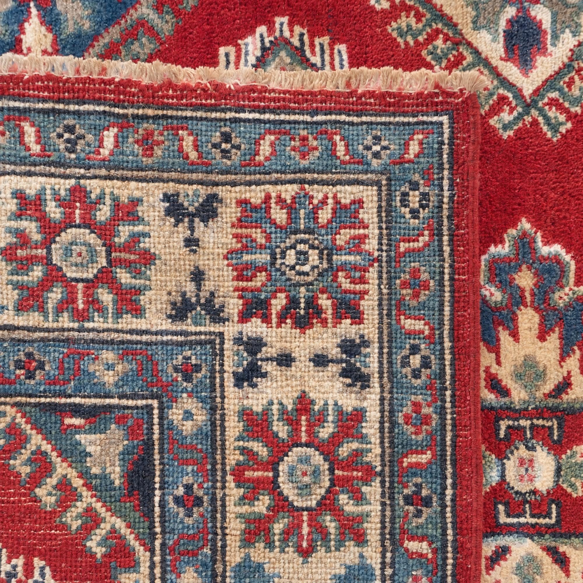 Detail image 12 of 12: 4' x 6' 2 Hand Knotted Kazak Rug