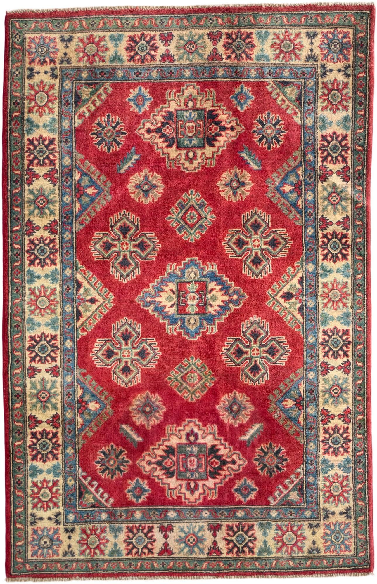 Detail image 2 of 12: 4' x 6' 2 Hand Knotted Kazak Rug