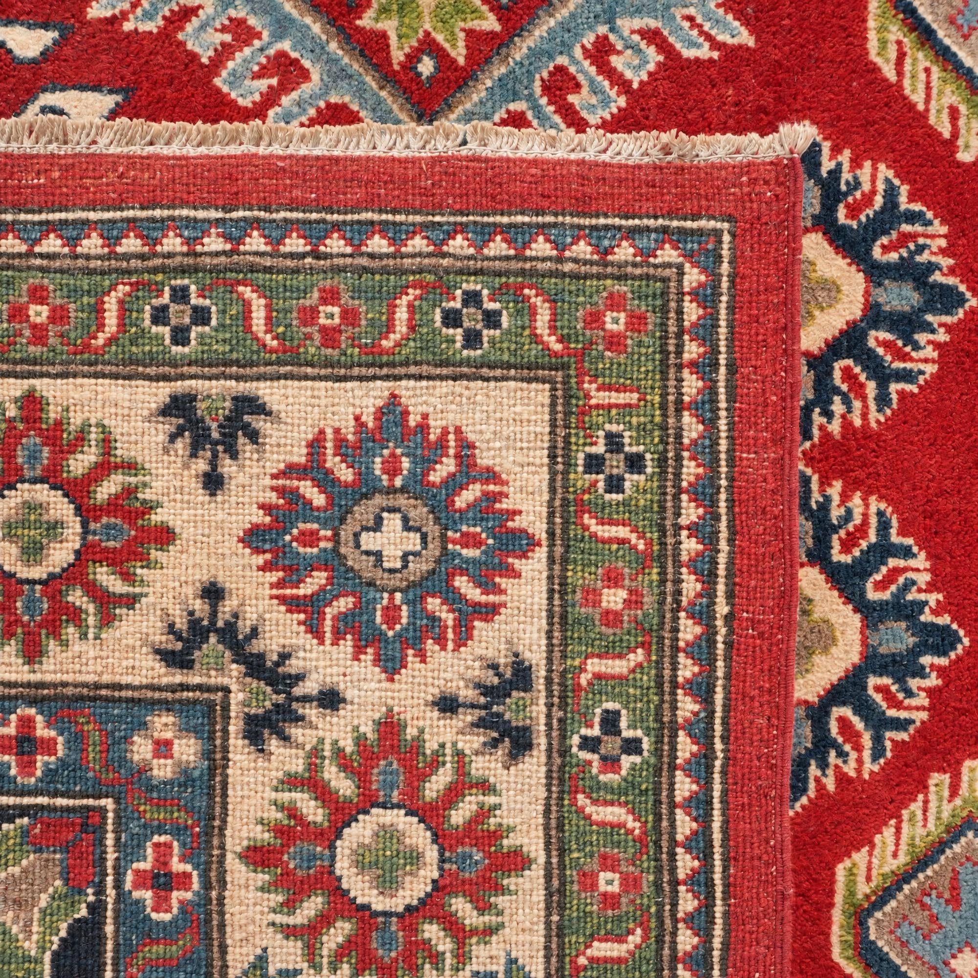180cm x 285cm Handgeknüpft Kazak Teppich
