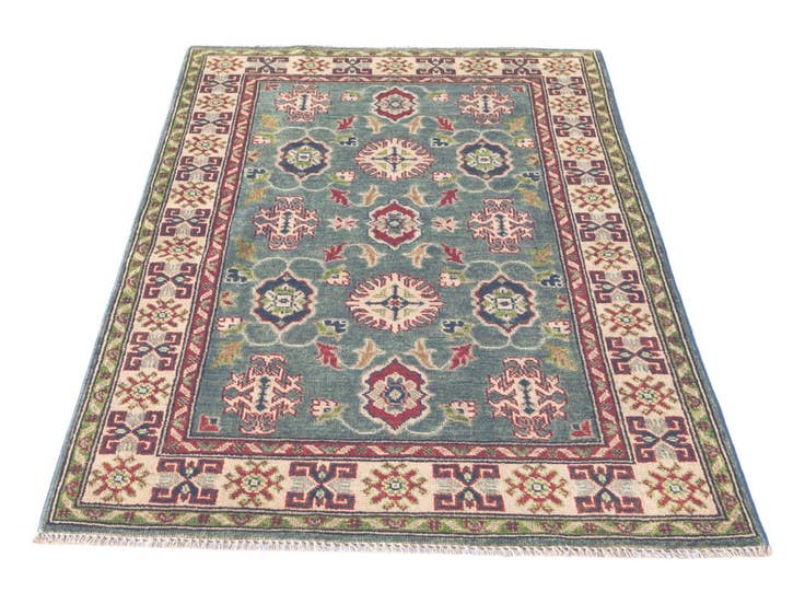 Detail image of 3' 2 x 5' Hand Knotted Kazak Rug