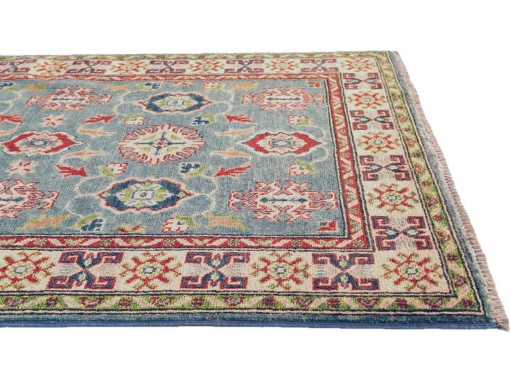 Detail image of 3' 2 x 5' Hand Knotted Kazak Rug