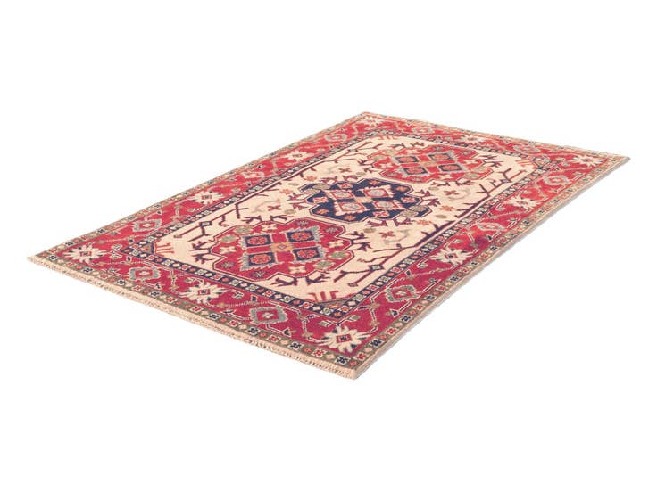 Detail image of 3' 3 x 5' Hand Knotted Kazak Rug