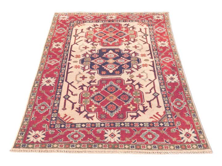 3' 3 x 5' Hand Knotted Kazak Rug