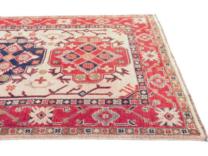 3' 3 x 5' Hand Knotted Kazak Rug
